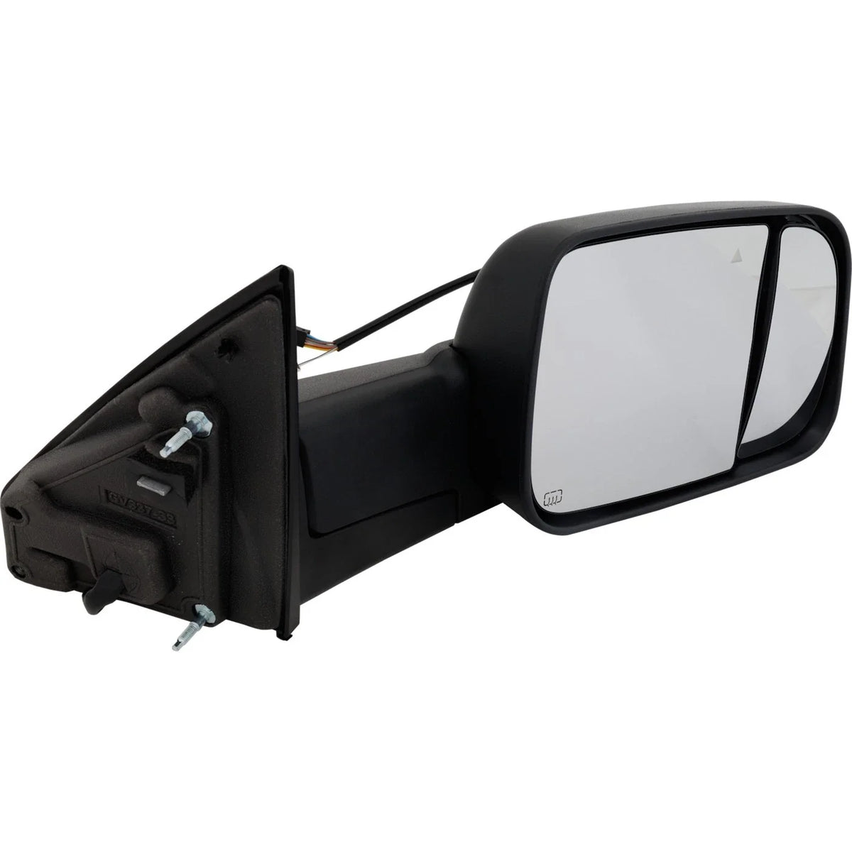 Textured Black Heated Right Power Mirror for Ram 1500