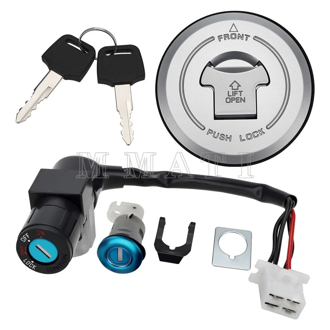 Fuel Cap and Ignition Switch Lock Set for Honda Grom 125 2014-2015