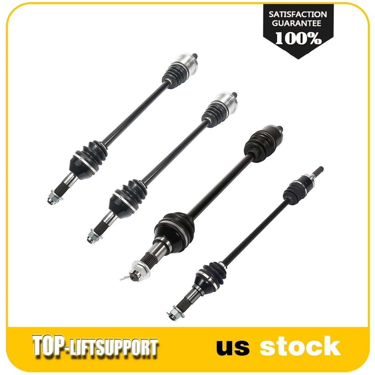 Set of 4 CV Axles for Can-Am Maverick 1000R MAX