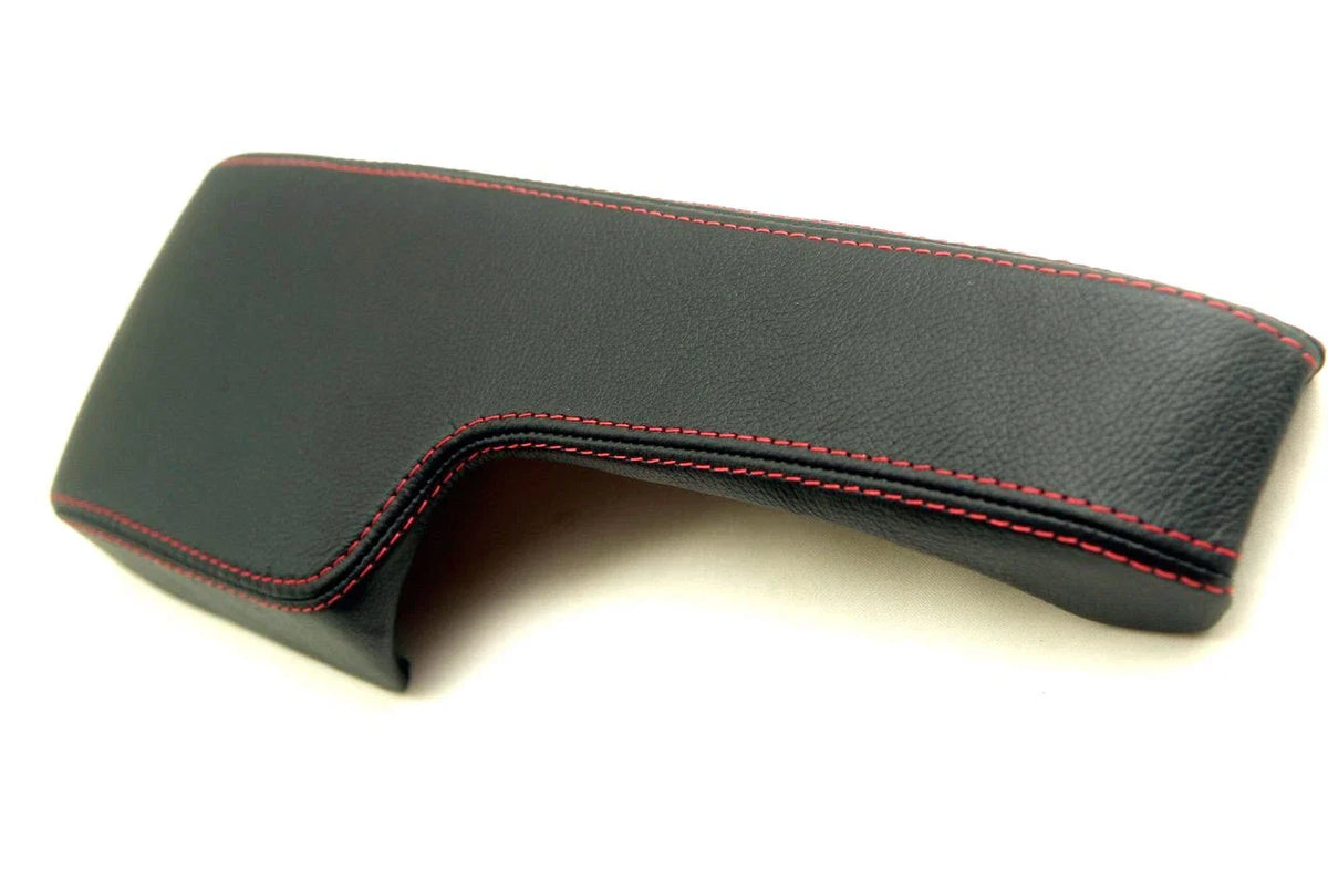 Center Console Armrest Cover for Honda Civic (2001–2005) Red Stitch