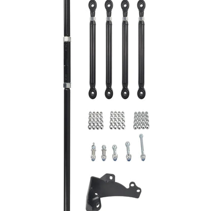 Adjustable Front Upper & Lower Control Arms & Track Bar for Dodge Ram (1994–2002)