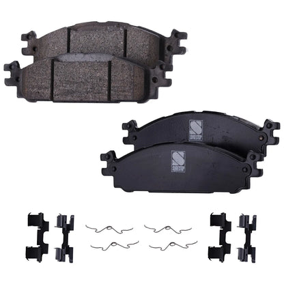 Front Brake Kit with Disc Rotors and Pads for Ford Taurus, Explorer, Flex