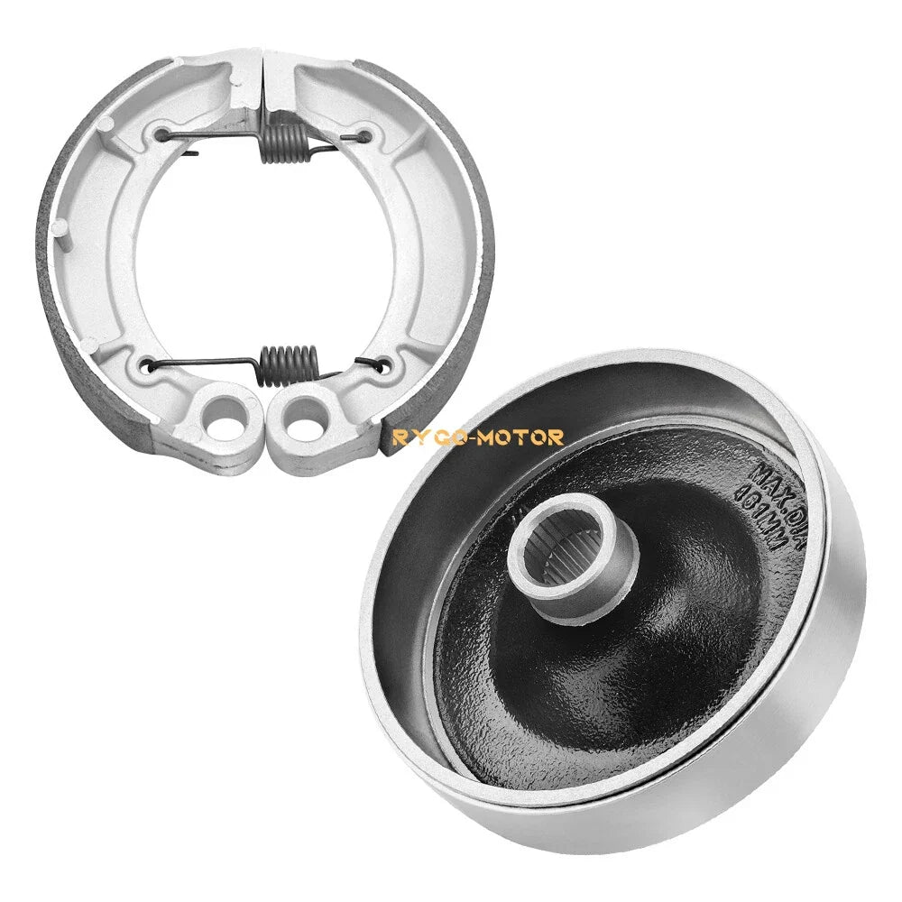 Rear Brake Shoe & Drum Hub for Yamaha Grizzly 350 06-14