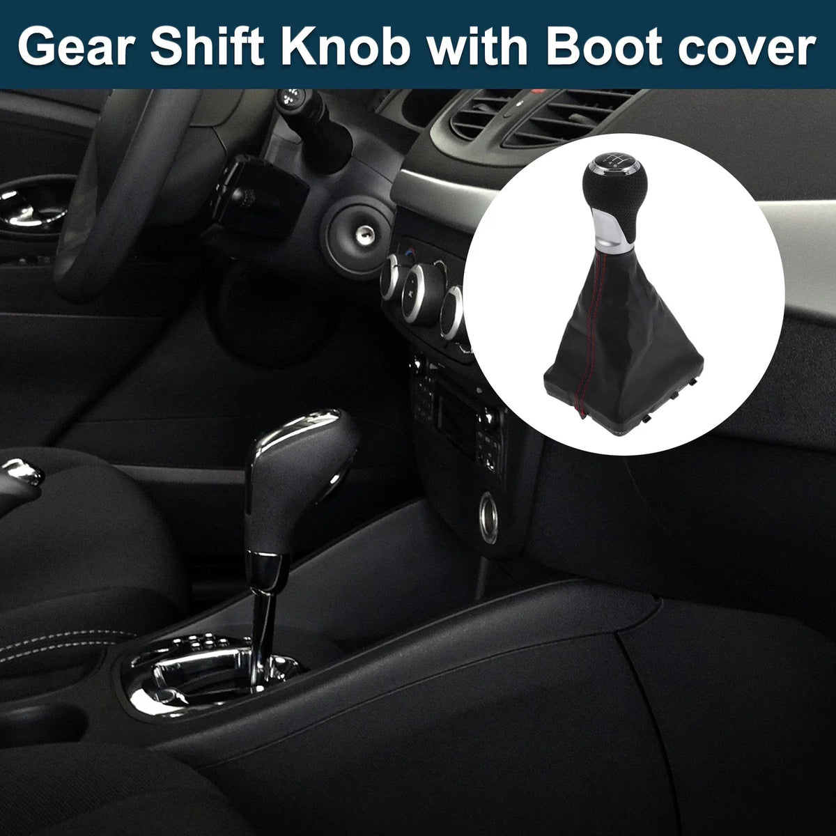 6 Speed Gear Shifter Knob with Cover No. 4F0863278 for Audi A6 (2005–2011)