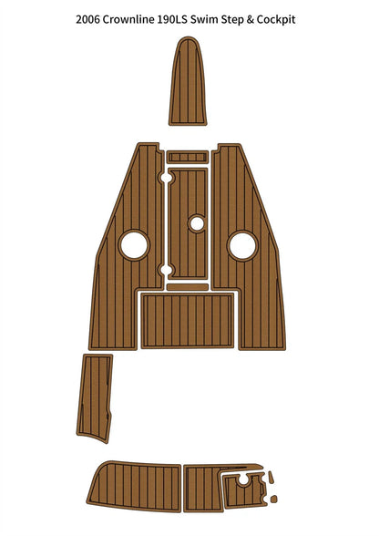 EVA Foam Teak Deck Floor Pad Mat for Crownline 190LS (2006)