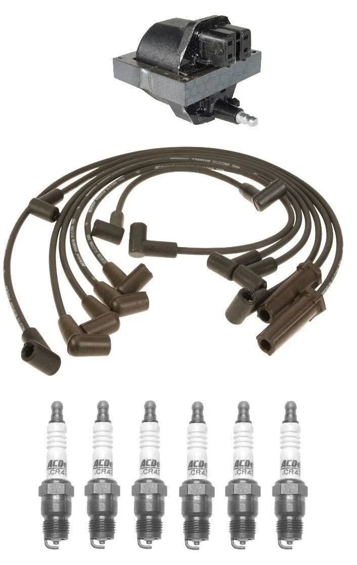 Ignition Wires & Spark Plugs Kit for GMC Jimmy, Bravada V6 (1995–2001)