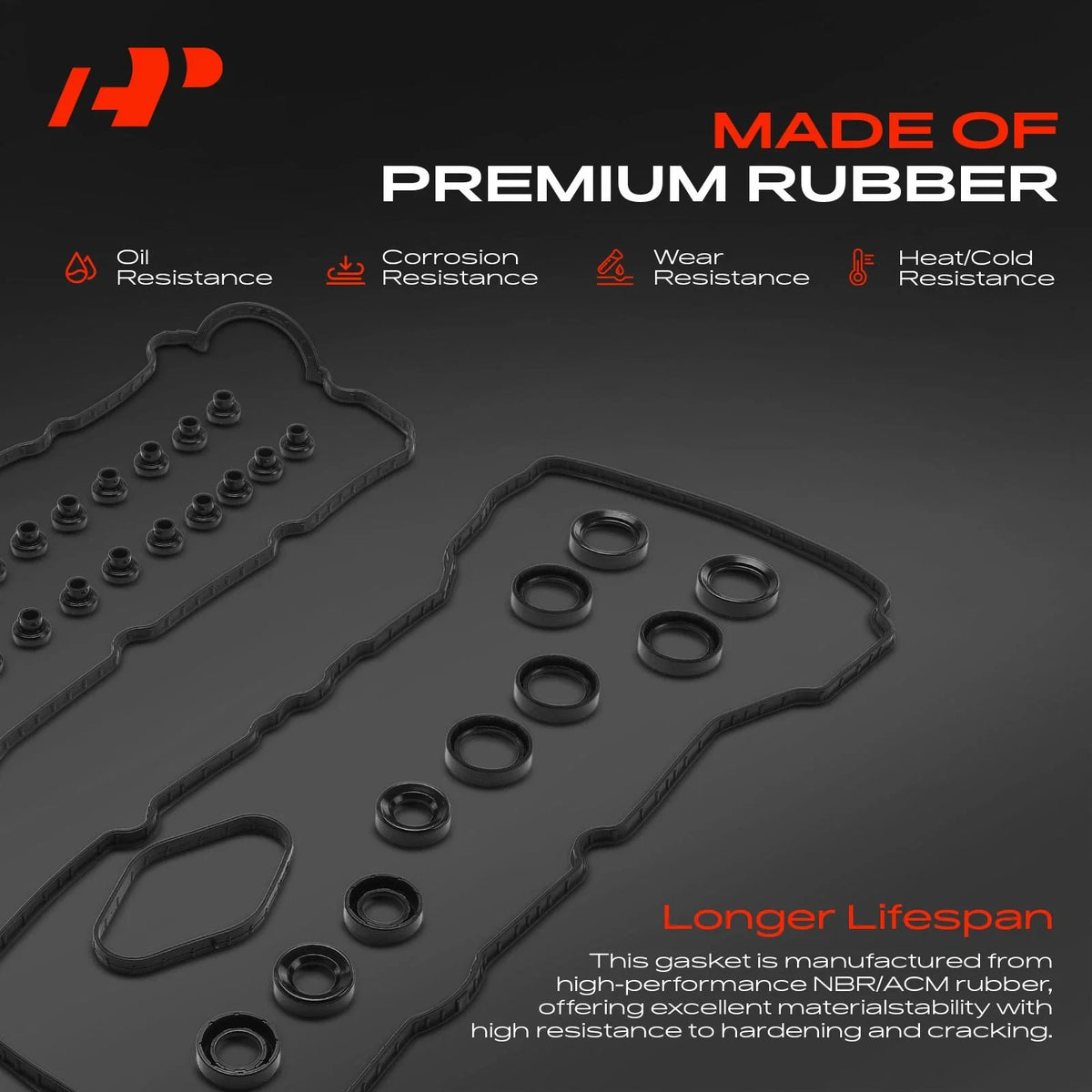 3.5L Engine Valve Cover Gasket Set for Ford Expedition Lincoln 2015-2017