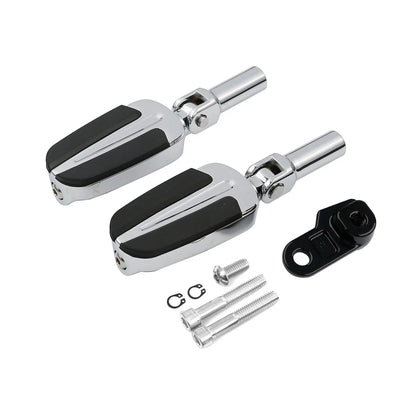 Chrome Footpeg Pedals for Harley Softail Slim (2012 to 2017)