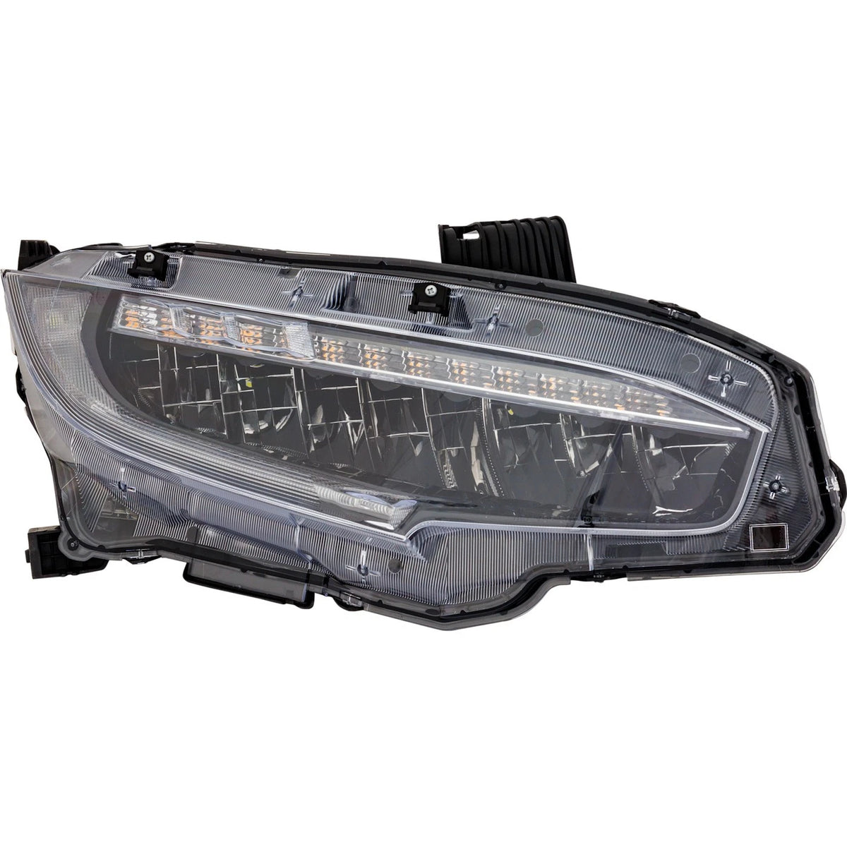 2X LED Headlight for Honda Civic (2019) - Left & Right with Bulbs