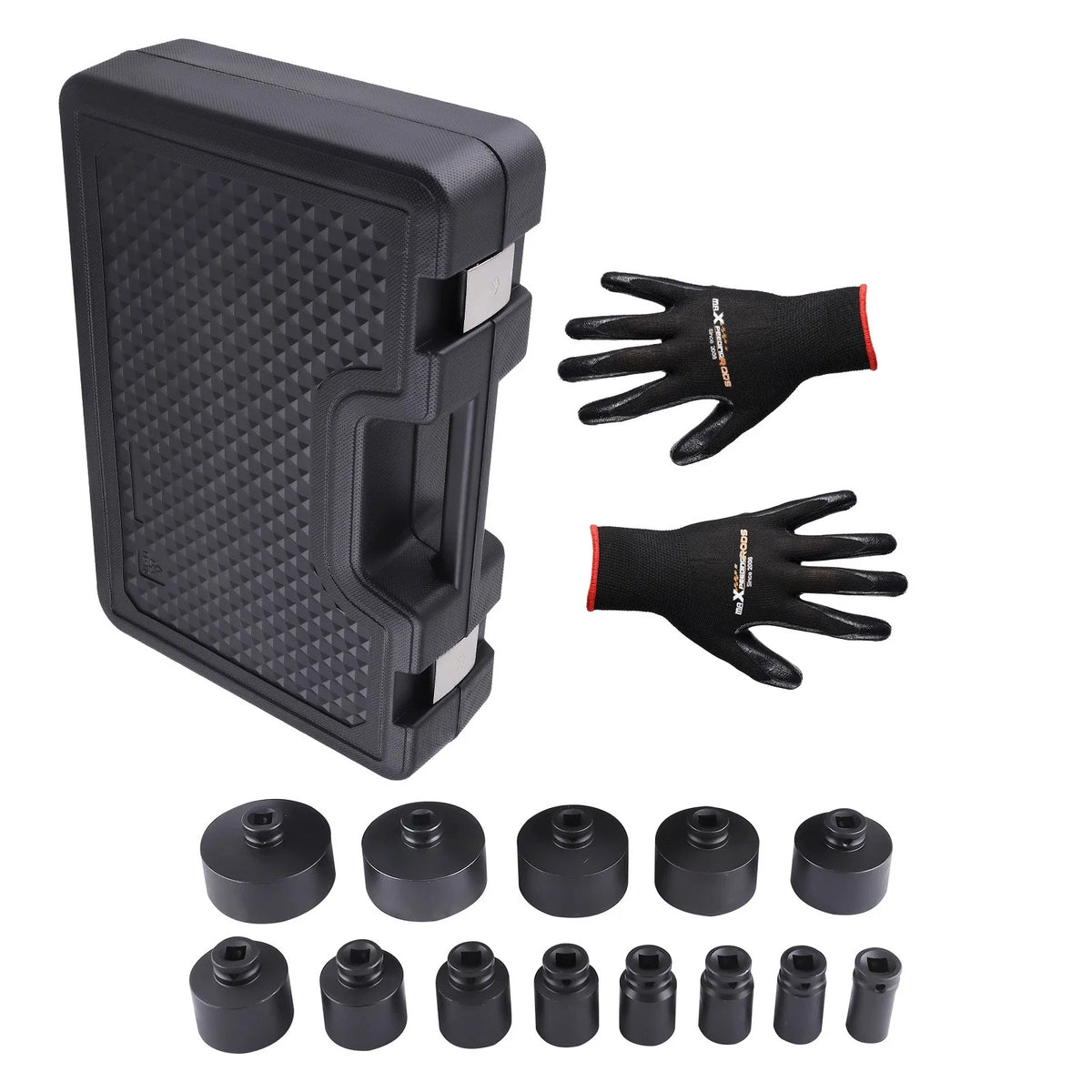 Lock Nuts Socket Set 1/2" Drive 13Pcs (18-80MM)