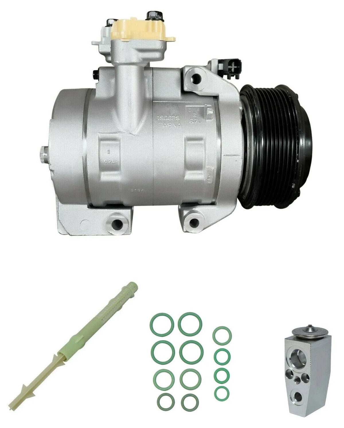 AC Compressor Kit Replacement for Ford F-250 Super Duty 6.7L (2017–2022)