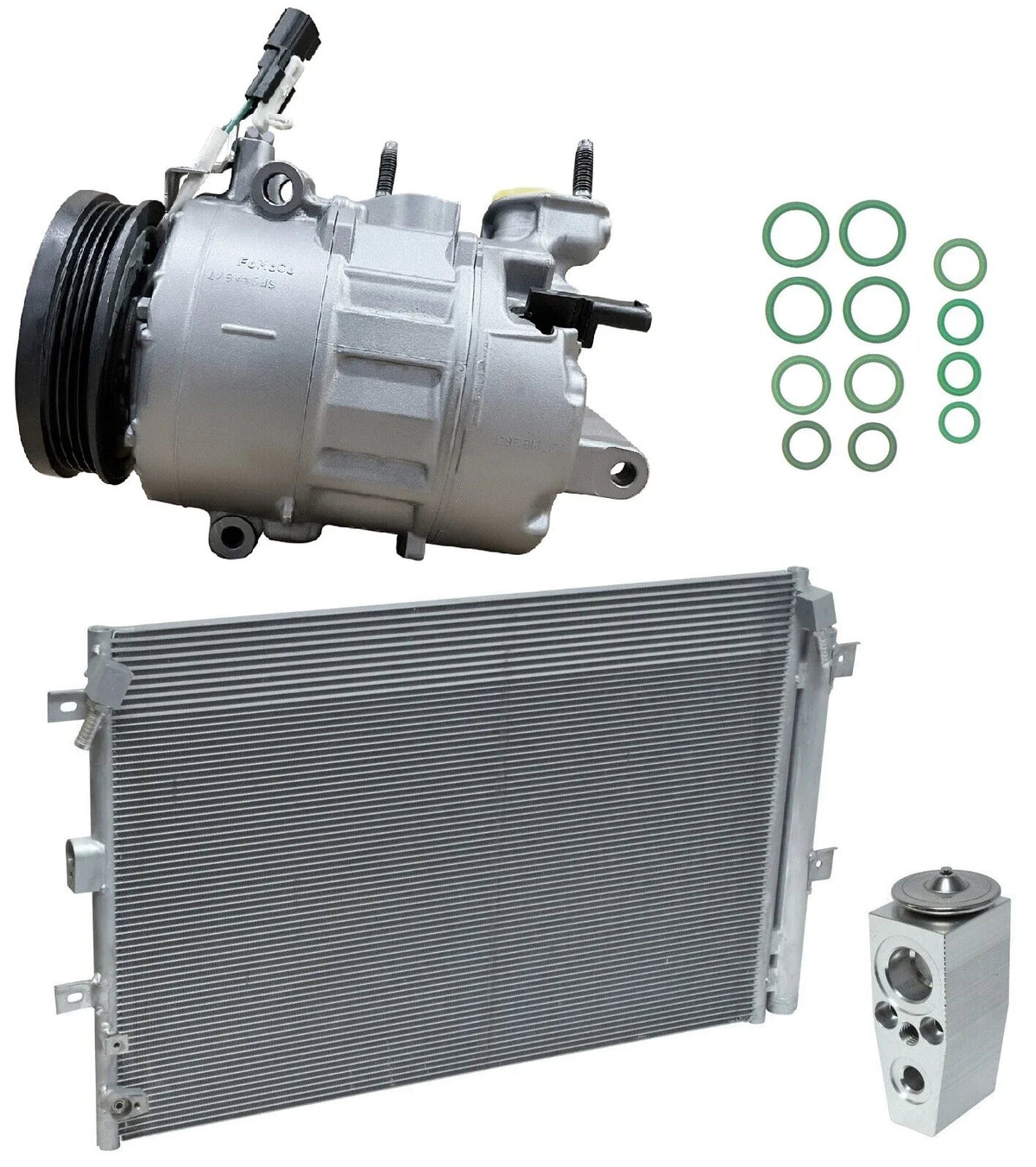 AC Compressor Kit With Condenser for Lincoln Nautilus 2.0L (2019–2020)