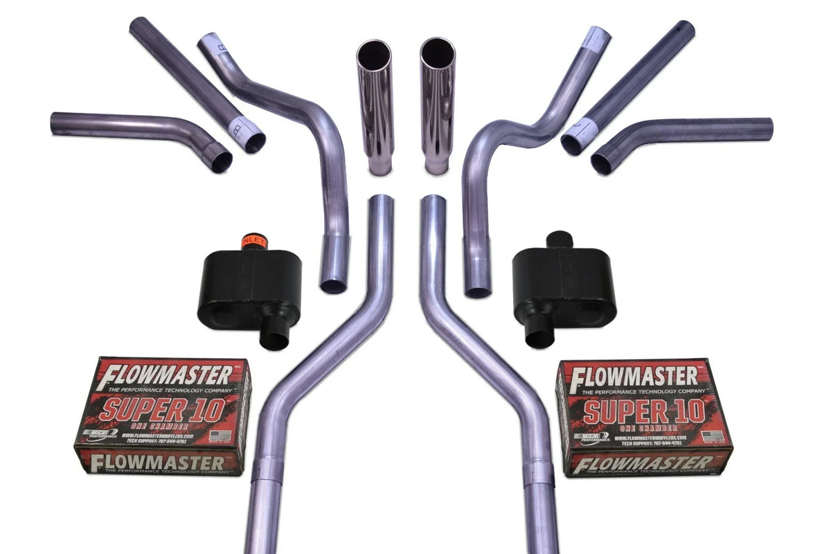 2.5" Flowmaster Super 10 Exhaust Kit for Chevy GMC C10 (1963-1972)