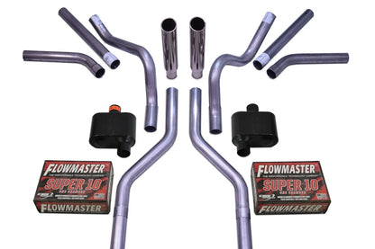 2.5" Flowmaster Super 10 Exhaust Kit for Chevy GMC C10 (1963-1972)
