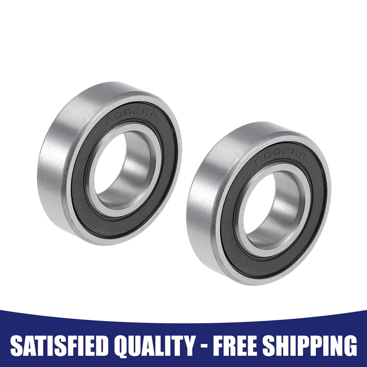 Set of 2 6002-2RS Ball Bearings for Various Models (15x32x9mm)