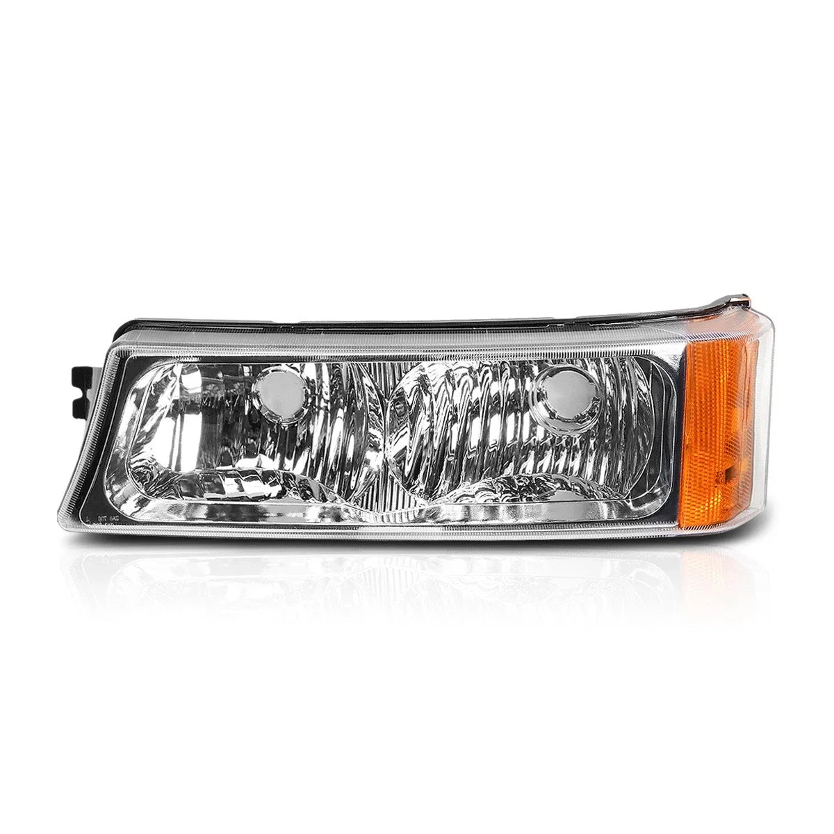 Bumper Lights for Chevrolet Silverado/Avalanche (2003–2007) Chrome Amber