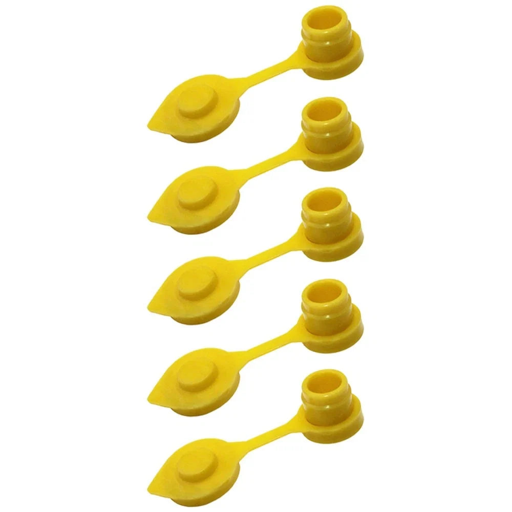 Set of 5 Yellow Replacement Vent Caps for Craftsman Gas Can (Fits )