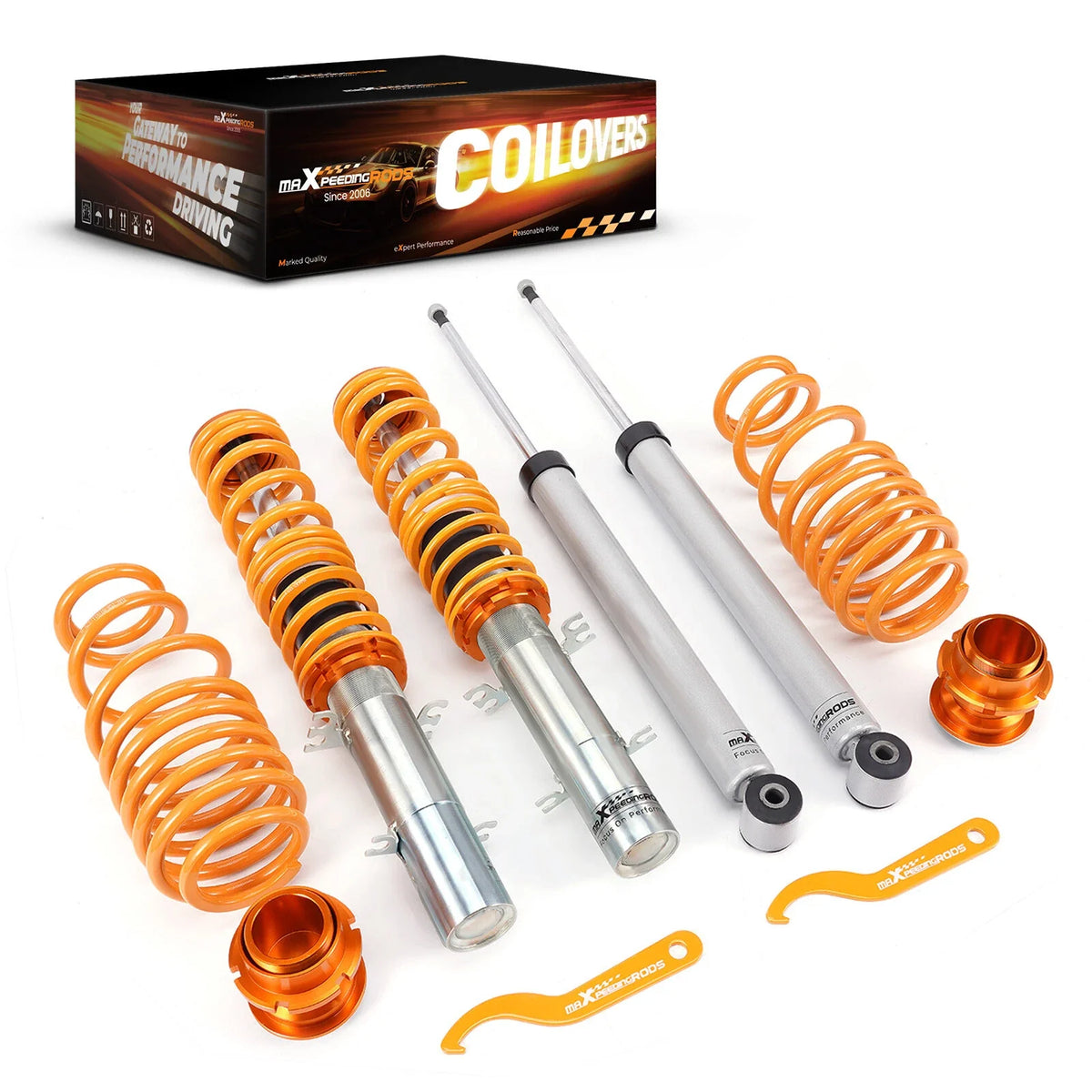 Coilover Lowering Kit for VW Golf GTI Jetta New Beetle (1998–2007)
