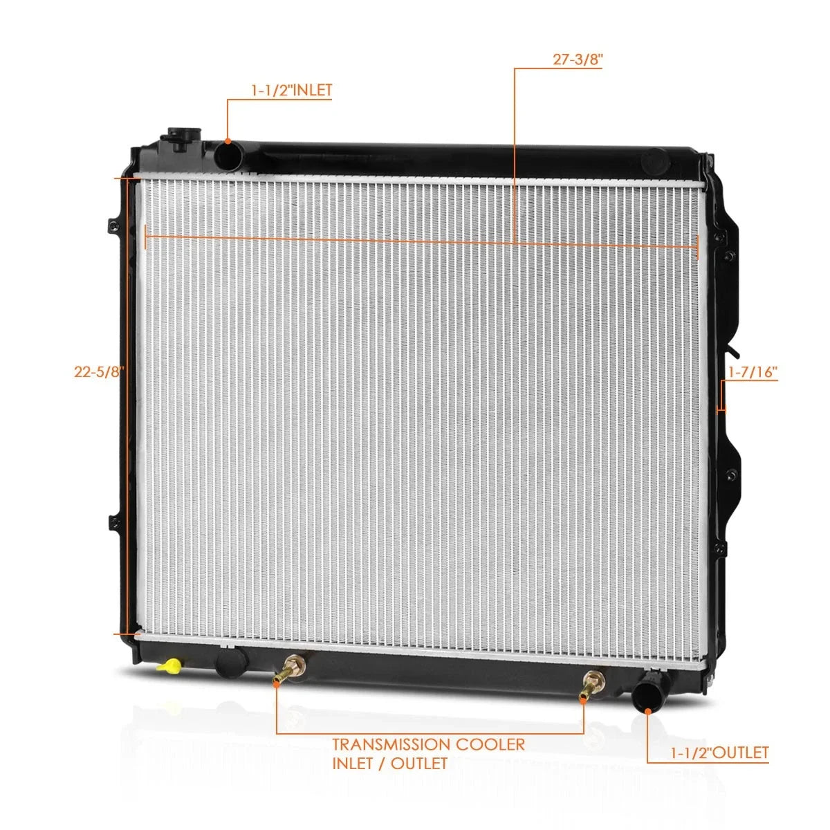 OE Style Aluminum Cooling Radiator for Toyota Tundra 2000–2006 DPI-2321