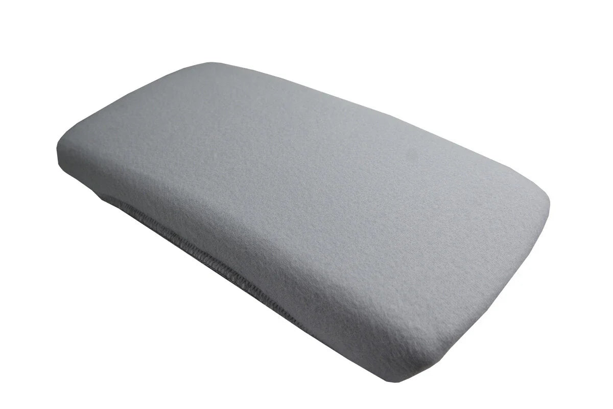 Fleece Console Lid Armrest Cover for Nissan Altima (2007–2012) Gray