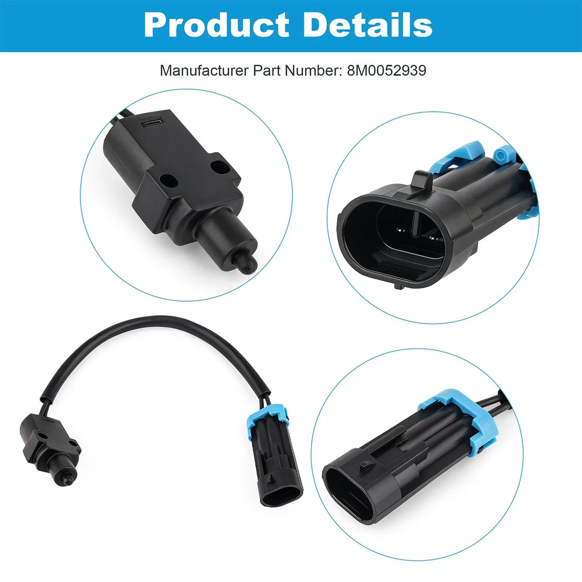 Neutral Switch 8M0052939 for Mercury Outboard
