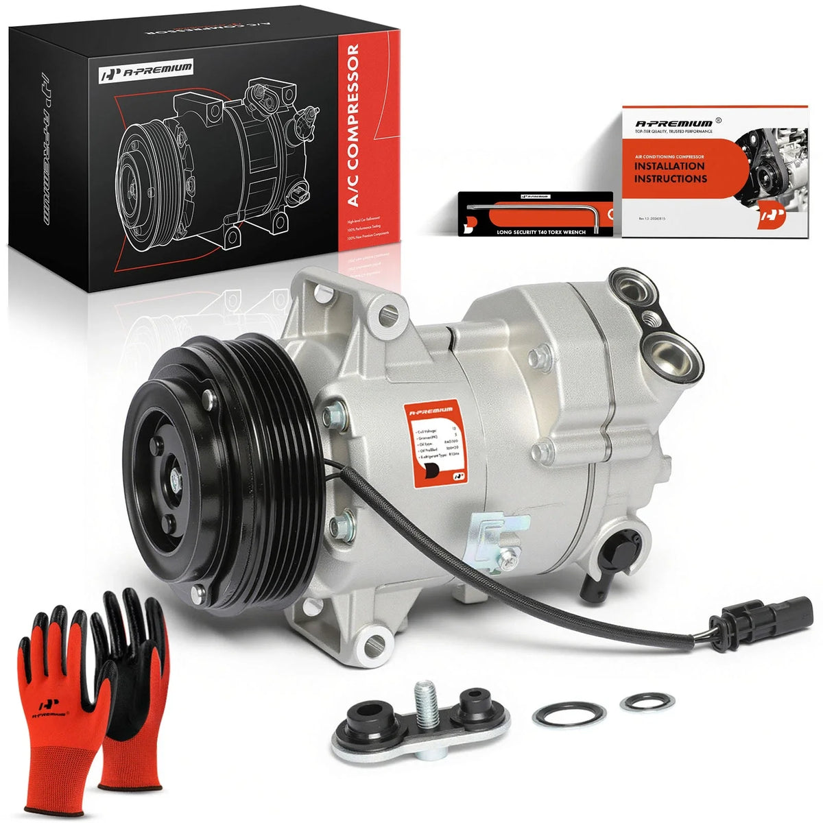 A/C Compressor with Clutch for Buick Verano (2012)