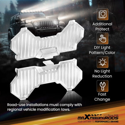 Clear Shield Cover for maXpeedingrods 3.5" LED Driving Light Pods