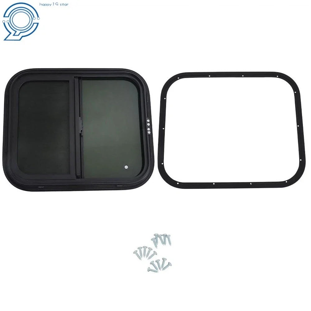 RV Window Horizontal Slide for 30mm Wall (24"–47" W, 12"–22" H)