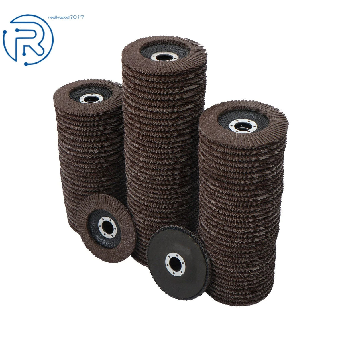 100PCS 4.5" Zirconia Flap Disc Sanding Grinding 40 Grit