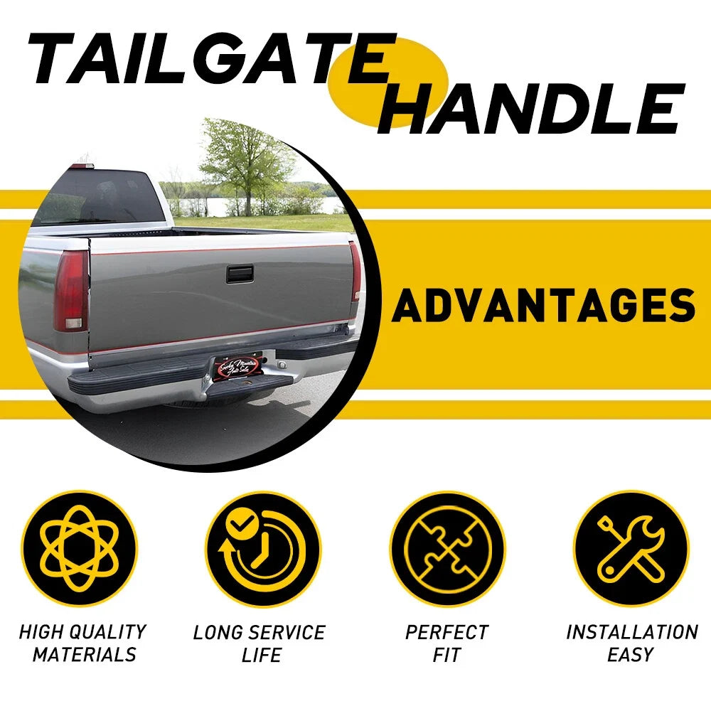 Tailgate Handle Bezel Trim for GMC Chevy Chevrolet (1988–2000) EXV