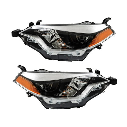 Headlight Set - Left and Right for Toyota Corolla (2014–2016)