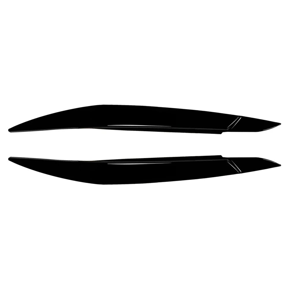 Headlight Eyebrows Trim for BMW X6 E71 E72 X6M X5M E70 (2008–2014) Black