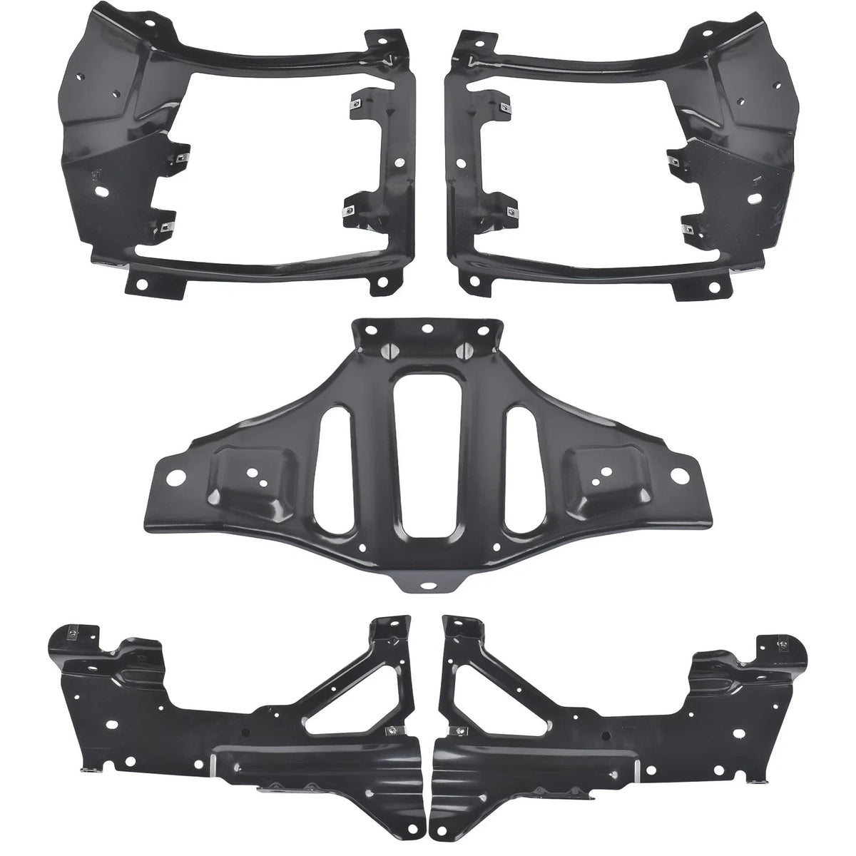Front Bumper Support & Mount Bracket Set for Chevy Silverado 1500 (2016–2018)