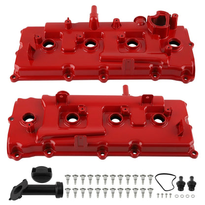 Set of 2 Valve Covers for V8 5.6L Nissan Armada VK56DE (2006-2015)
