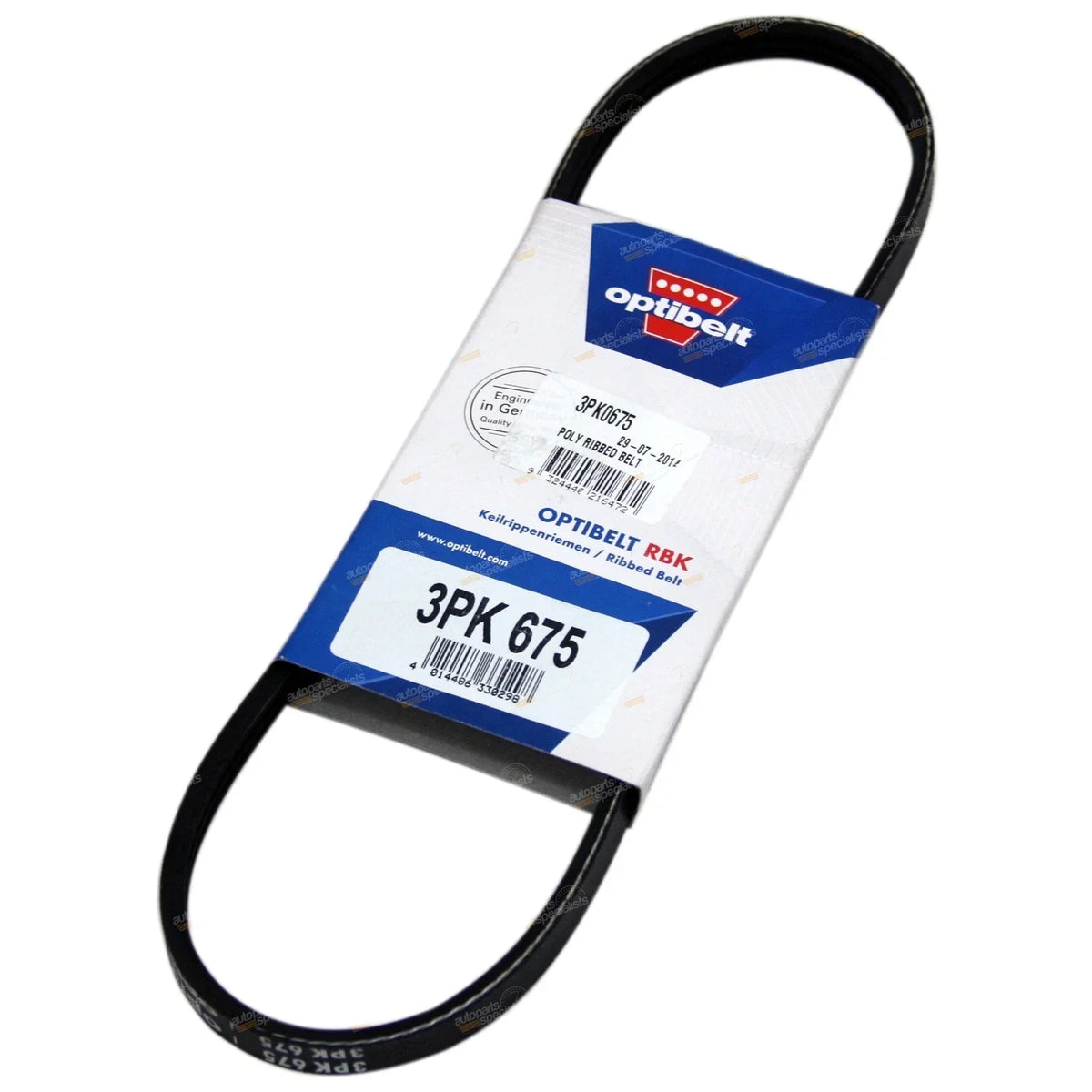 OptiBelt Fan Drive Belt for Hilux N70 2005-2015