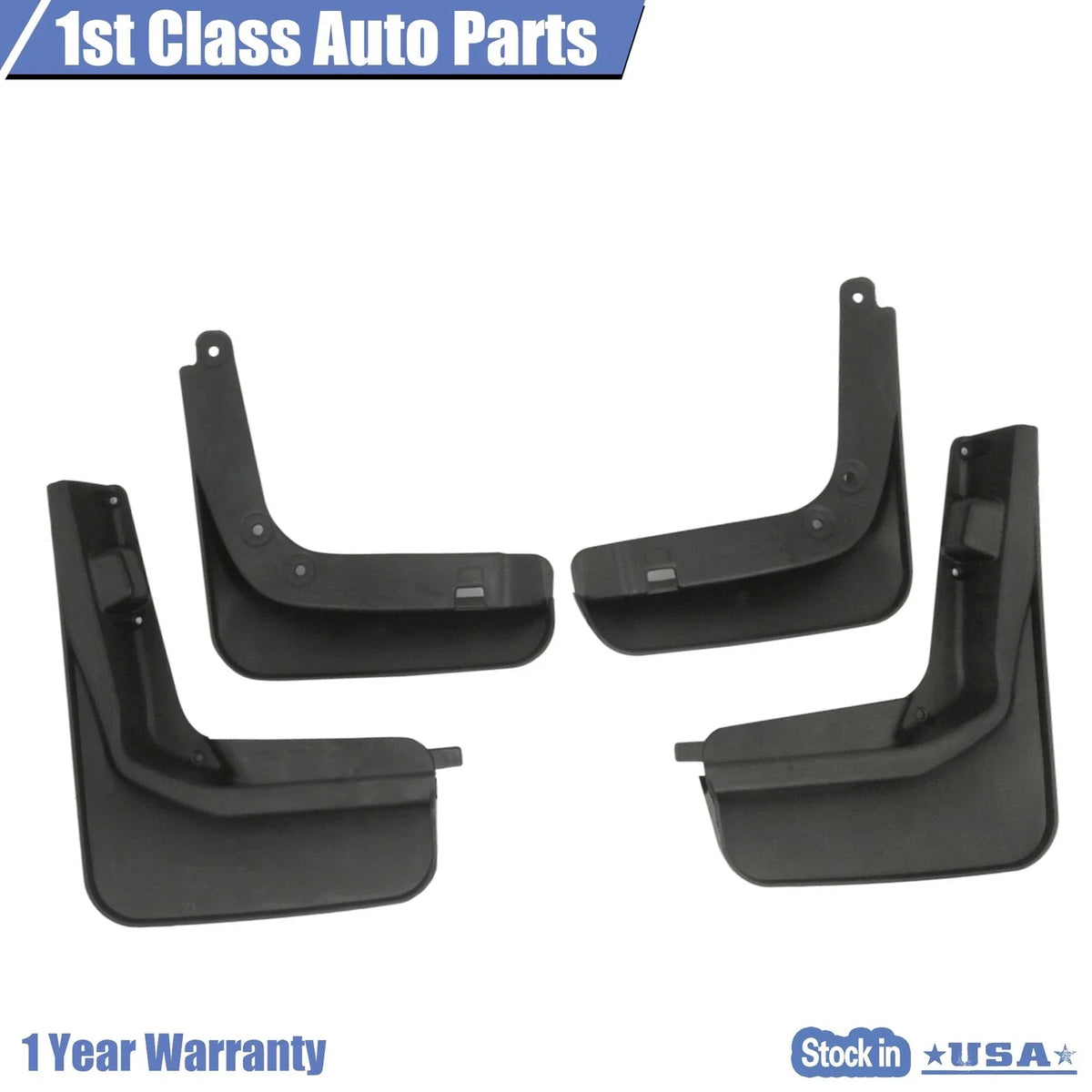 Set of 4 Splash Guard Mud Flaps for Ford Fusion (2013–2017)
