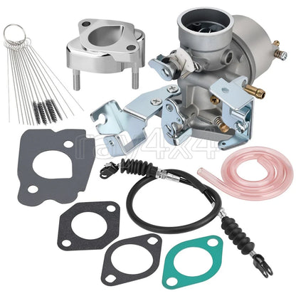 Carburetor, Spacer Joint & Throttle Cable for Yamaha G2 G8 G9 G11 1996-2002