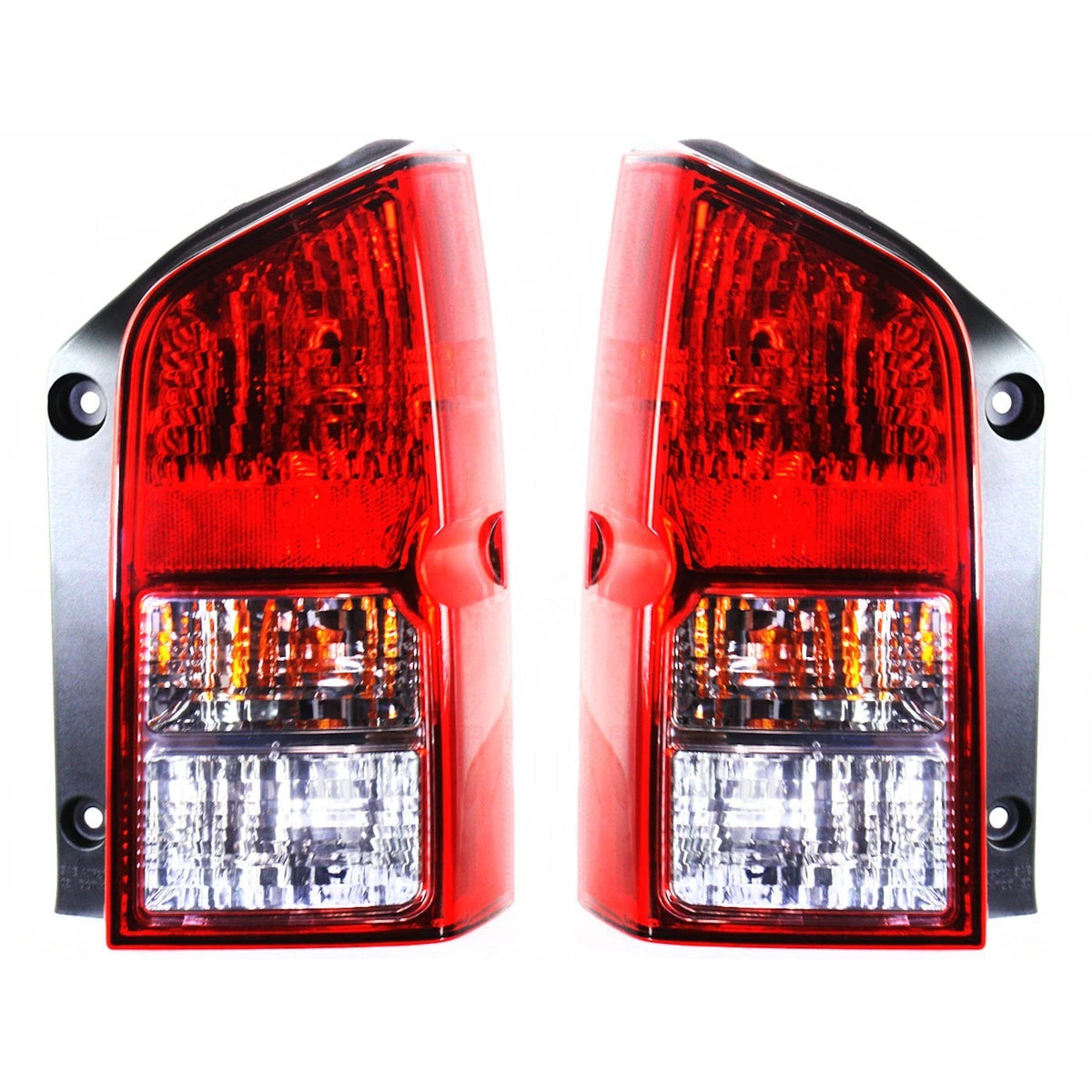Halogen Tail Light Set for Nissan Pathfinder (2005–2012) CLR/RD w/Bulbs 2Pcs
