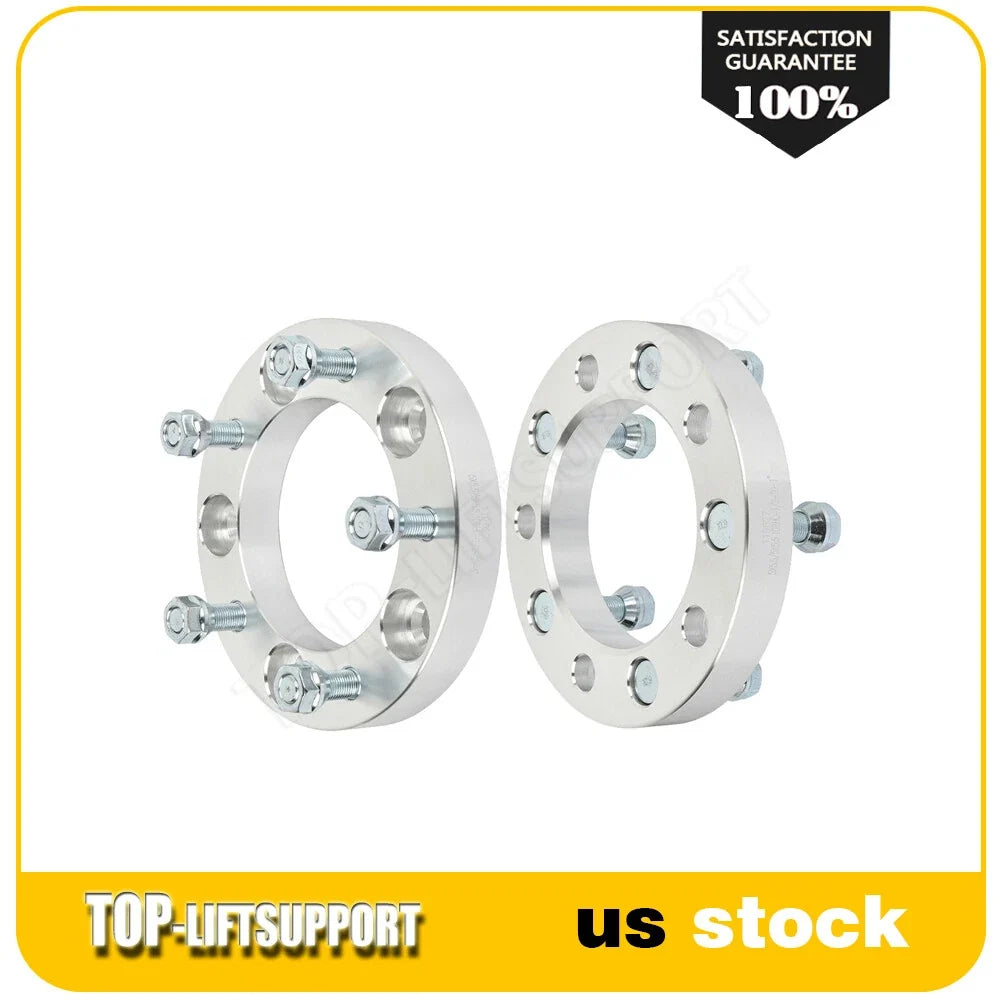 2X 1" Wheel Spacers for Dodge Ram 1500, Ford F-150, Jeep CJ5, CJ7