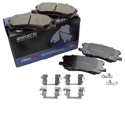 Akebono ProACT Front Brake Pads for Lexus RX330 2004-2006 - Set of 4
