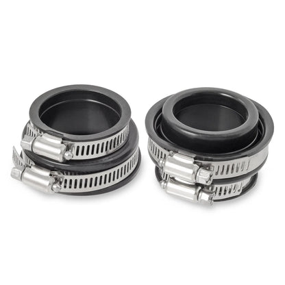 Rubber Boots for Air Box Frame w/Clamps - Honda TRX 250X 300EX 300X (2-Pack)
