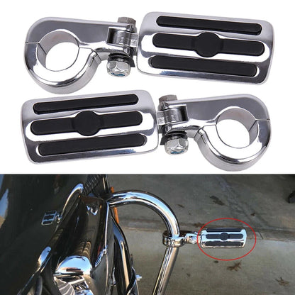 Footpegs for Harley Electra Road Glide, Chrome Highway Bar Mount