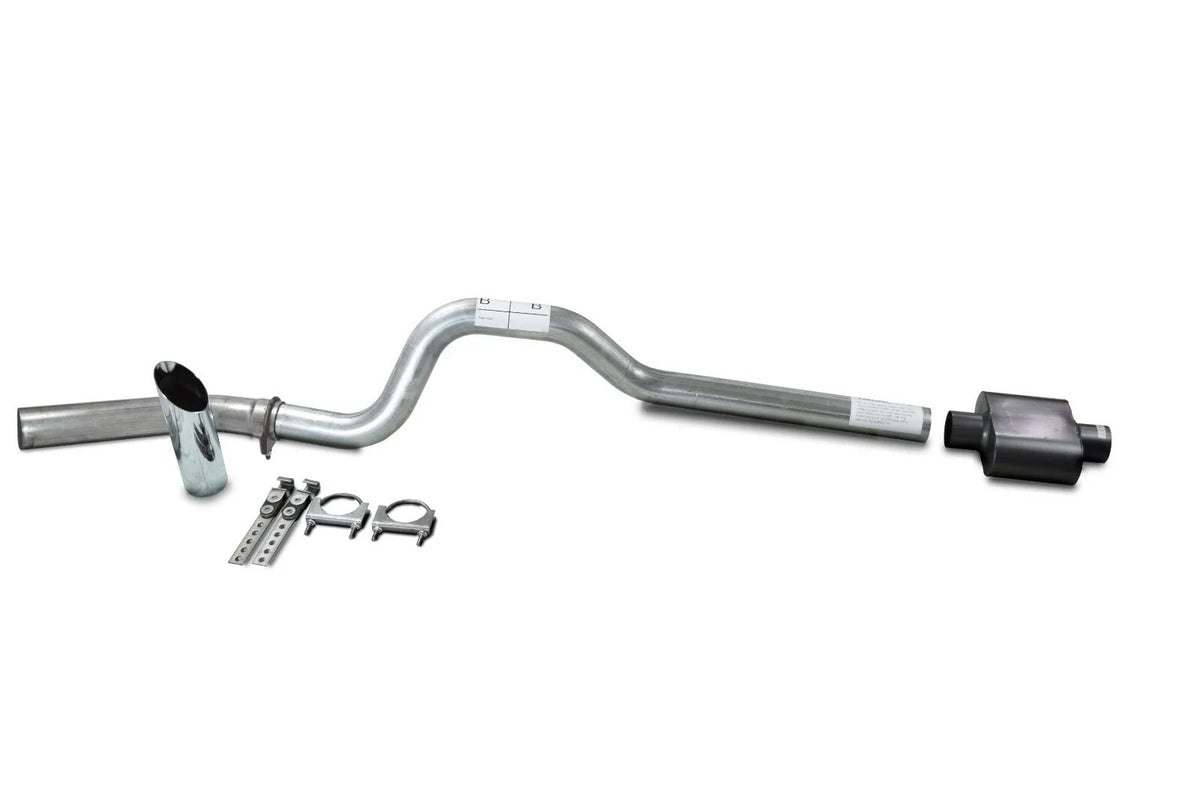 3" Exhaust Kit for Ford F150 (2015–2020) - Single Chamber, Slash Exit