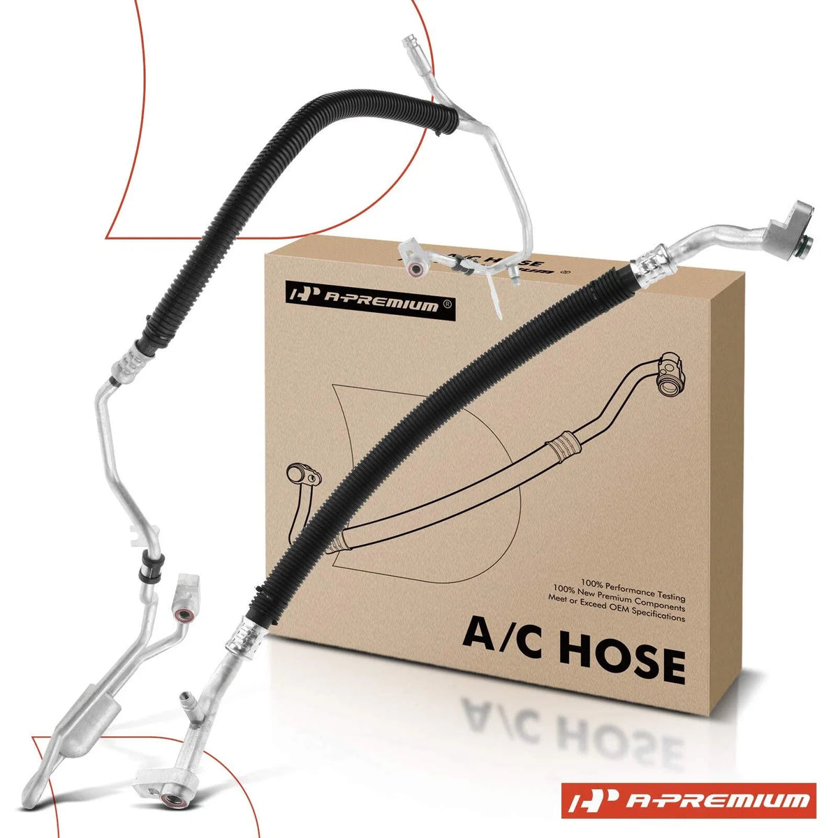 2X A/C Suction & Discharge Line Hose for Ford Fusion (2013–2014)