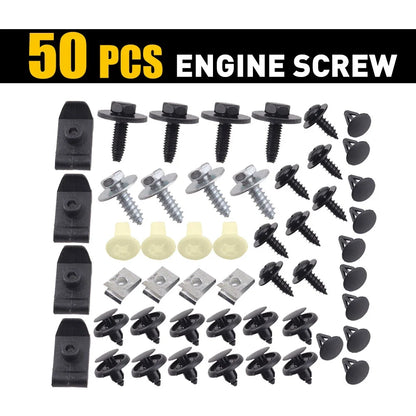 U-nut Clips & Body Bolts for Toyota M6 Engine Under Cover Splash Shield