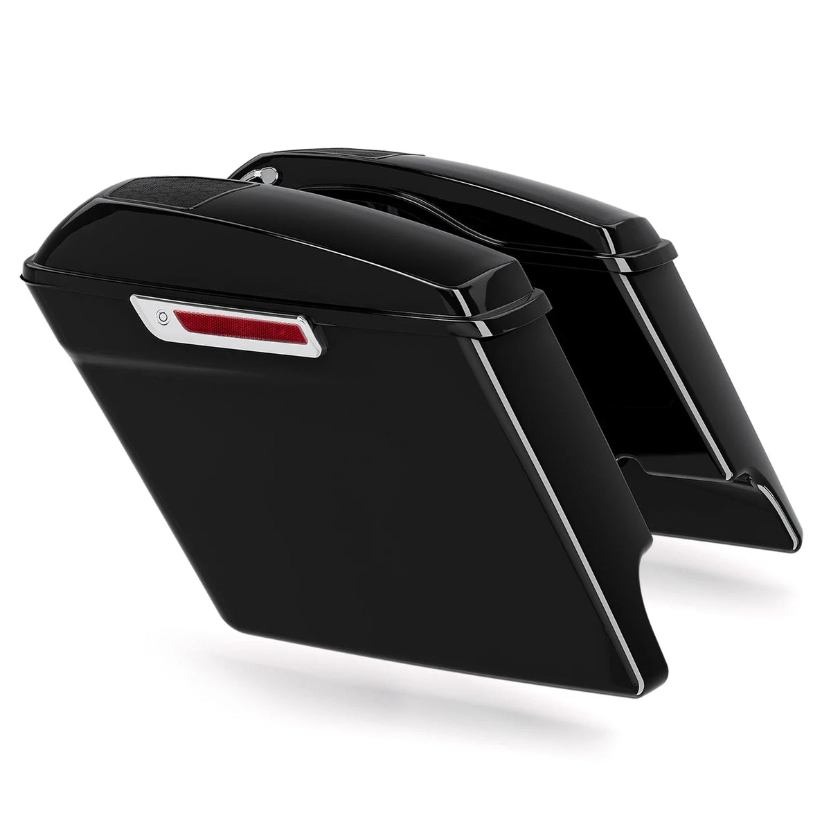 5" Stretched Hard Saddlebags for Harley Touring (1993–2013) - 6x9" Speaker Cutout