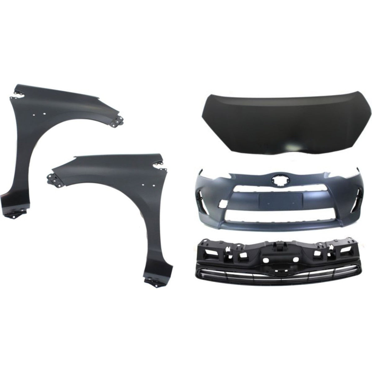 2012-2014 Prius C Front Hood Panel Replacement
