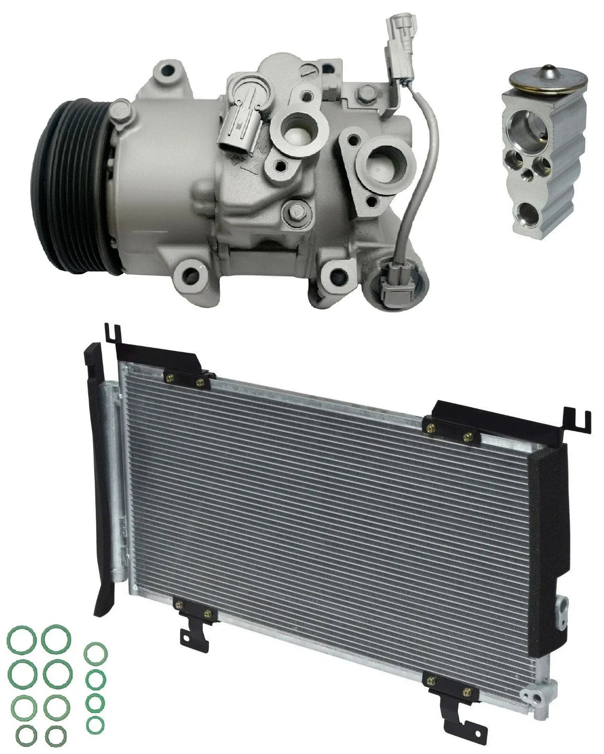 AC Compressor Kit With Condenser for Subaru Legacy 2.5L (2017–2019)