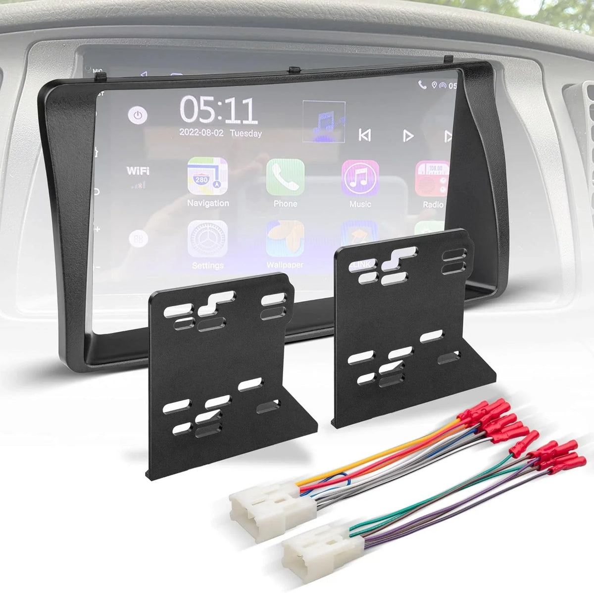 Radio Installation Kit & Audio Frame for Toyota Corolla 2003-2008