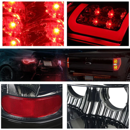 3D LED C-Bar Tail Light Smoked for 1994–2002 Dodge Ram Pickup